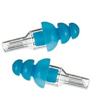 cover ETY Ear Plugs Standard Size Clear Stem Blue Tip Standard Size